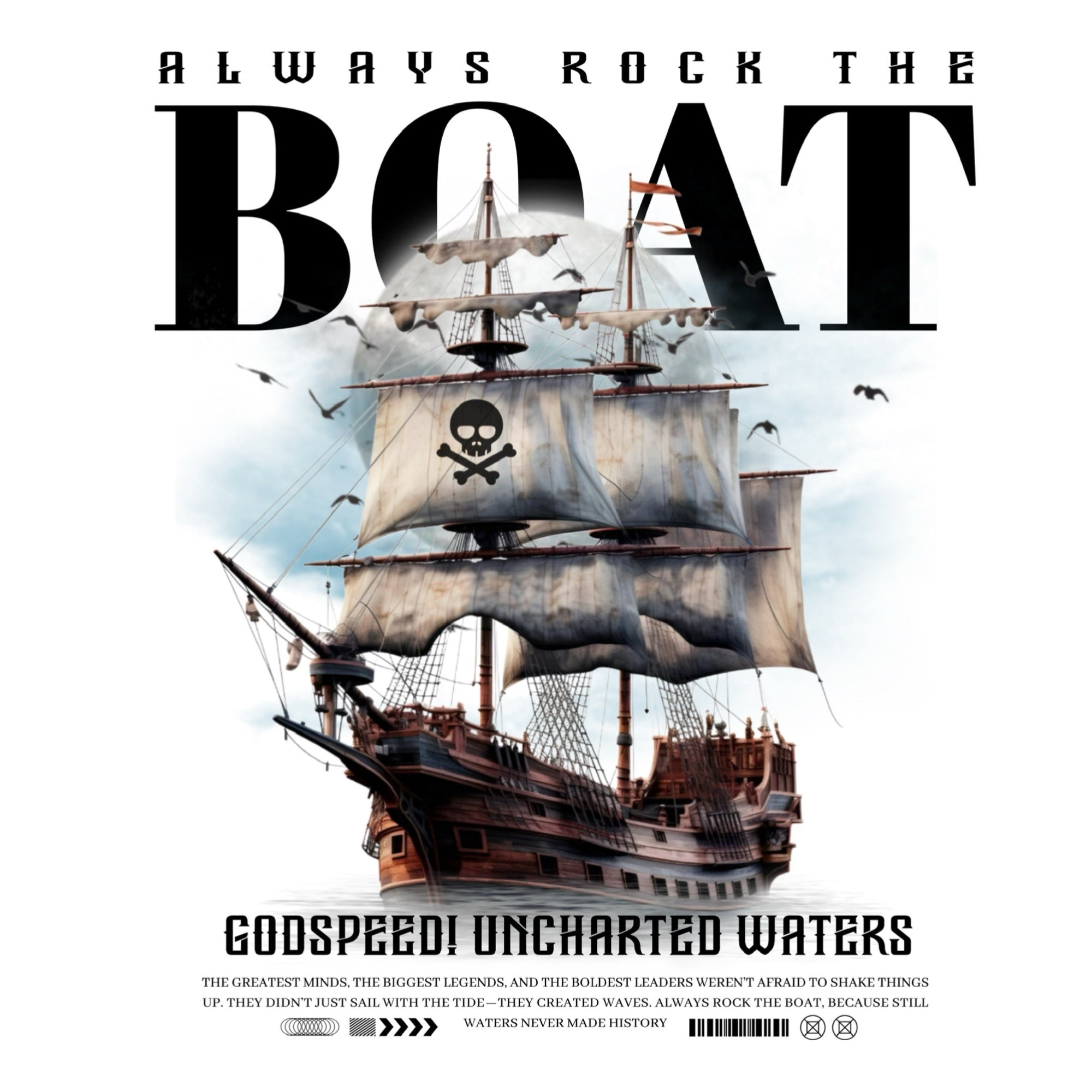 Always Rock The Boat T - Pink Cloud