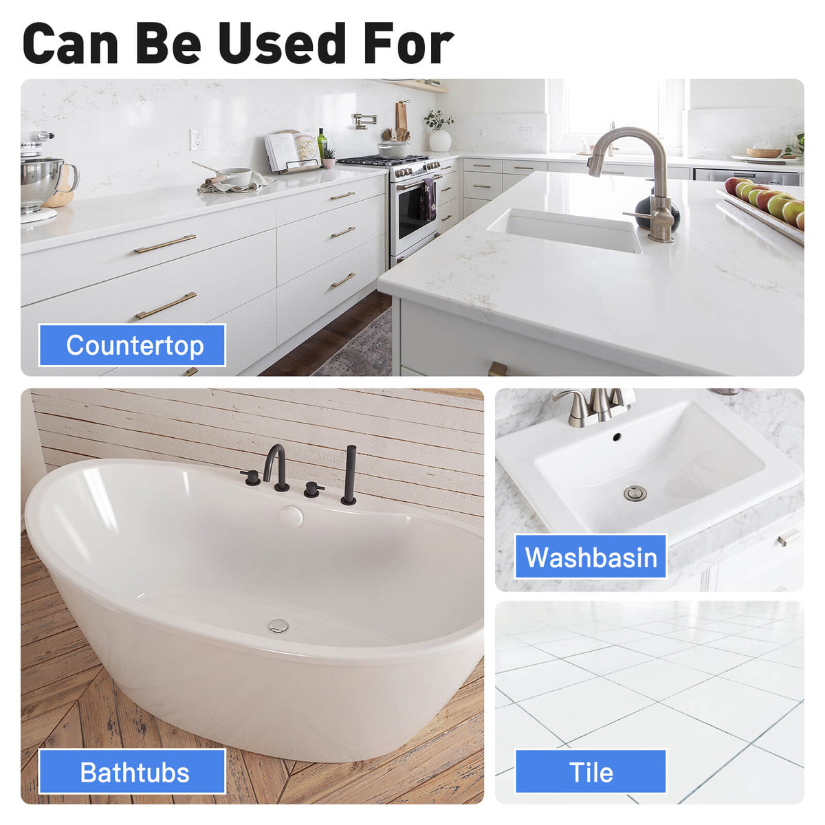 DWIL Water-Based Tub & Tile Refinishing Kit with Tools