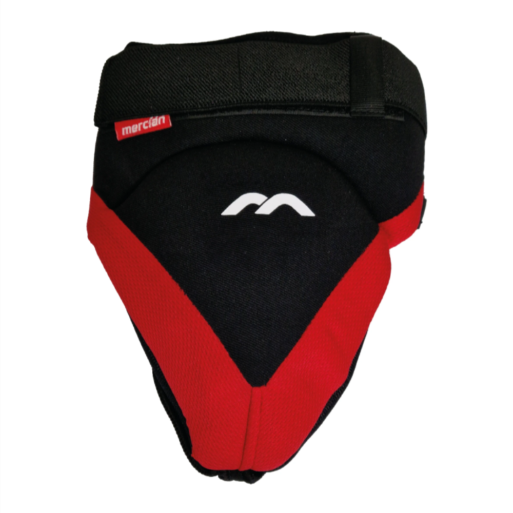 Evolution 1 Abdominal Guard Male Black/Red