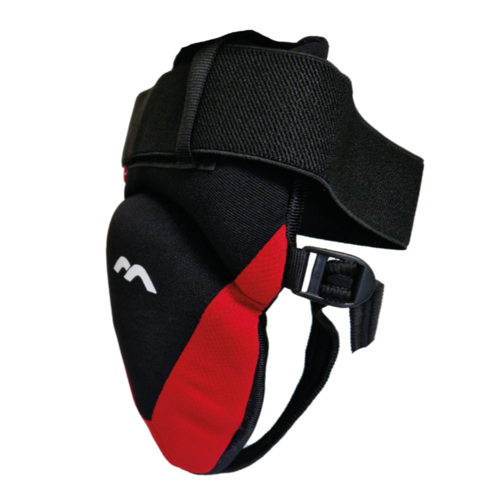 Evolution 1 Abdominal Guard Male Black/Red