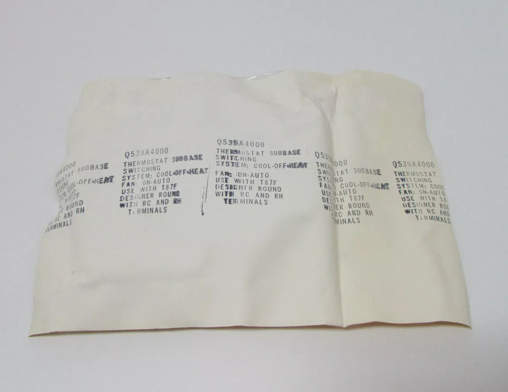 Honeywell Q539A4000 Thermostat Subbase With Heat/Cool 52635